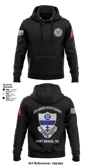 Hoodie, Bravo co 1/325 A.I.R., Army, Teamtime, Team time, sublimation, custom sports apparel, team uniforms, spirit wear, spiritwear, sports uniforms, custom shirts, team store, custom team store, fundraiser sports, apparel fundraiser