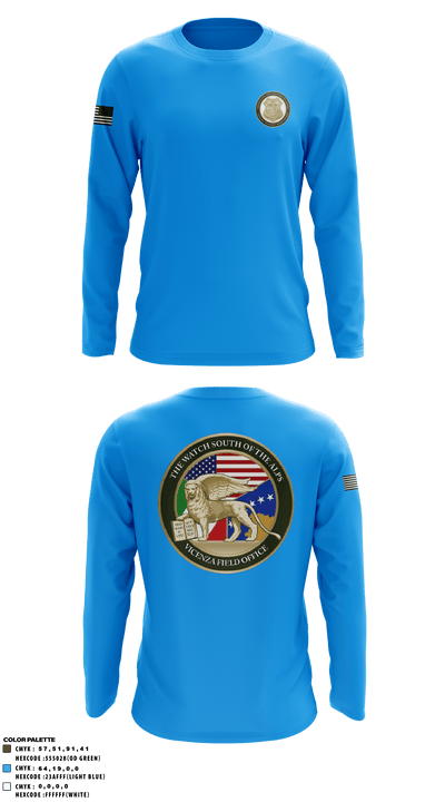 Vicenza Field Office 4611375 Long Sleeve Performance Shirt - 2