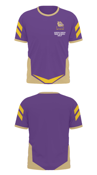 Short Sleeve Performance Polo, Queen Creek High School Golf, Golf, Teamtime, Team time, sublimation, custom sports apparel, team uniforms, spirit wear, spiritwear, sports uniforms, custom shirts, team store, custom team store, fundraiser sports, apparel fundraiser