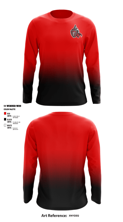 Fairview High School Golf 26620869 Long Sleeve Performance Shirt - 1