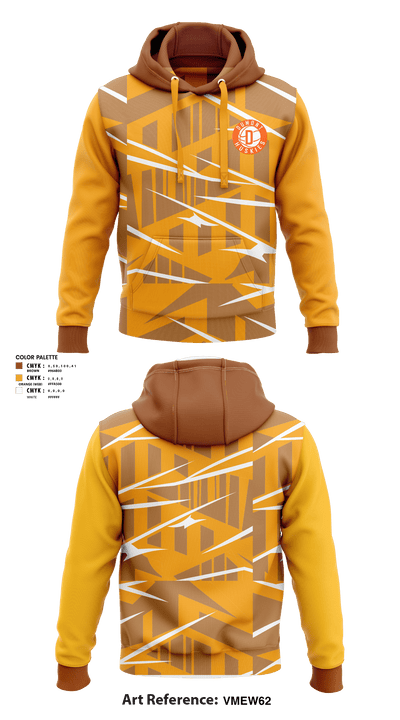 Dumont High School Basketball 96700757 Hoodie - 1