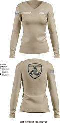 Valhalla Airsoft 98104221 Women's Long Sleeve V-neck Shirt - 2