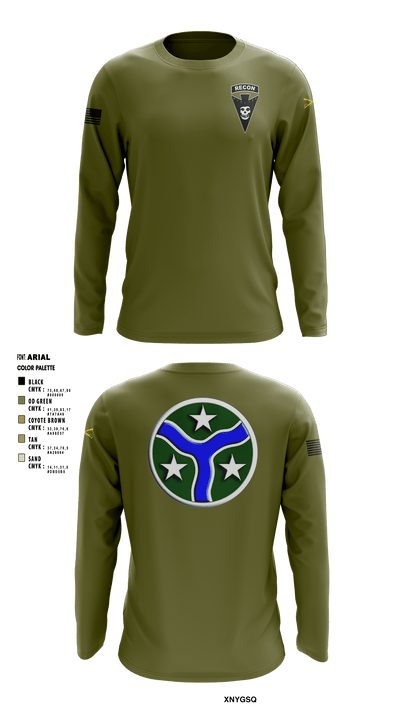 3/278 Armored Calvary Regiment 57774458 Long Sleeve Performance Shirt - 4