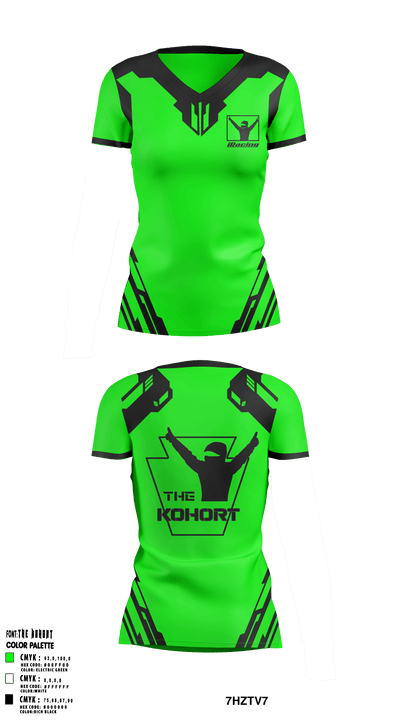 The Kohort 26796532 Women's Short Sleeve V-neck Shirt - 12