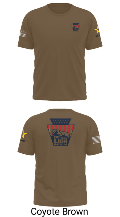 Nittany Lion Battalion 19698812 Short Sleeve Performance Shirt - 32