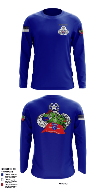 82nd BSB 82nd ABN DIV 96465842 Long Sleeve Performance Shirt - 5