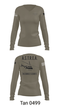 San Diego County Sheriff ASTREA 4789154 Women's Long Sleeve V-neck Shirt - 41