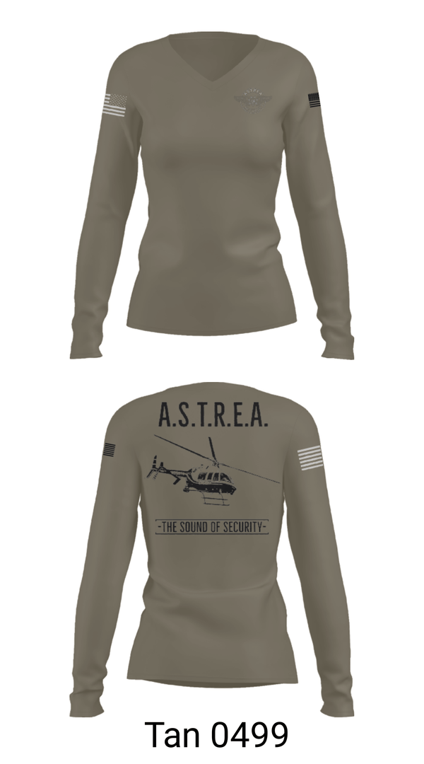 Women's Long Sleeve Vneck Shirt, , Police, Teamtime, Team time, sublimation, custom sports apparel, team uniforms, spirit wear, spiritwear, sports uniforms, custom shirts, team store, custom team store, fundraiser sports, apparel fundraiser