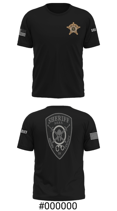 Henry County S.E.R.T. 87395571 Short Sleeve Performance Shirt - 33