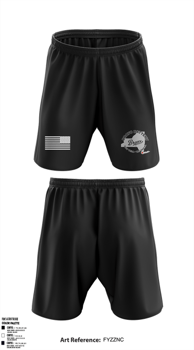 Bravo Battery 1-258 FA 6342308 Athletic Shorts With Pockets - 49