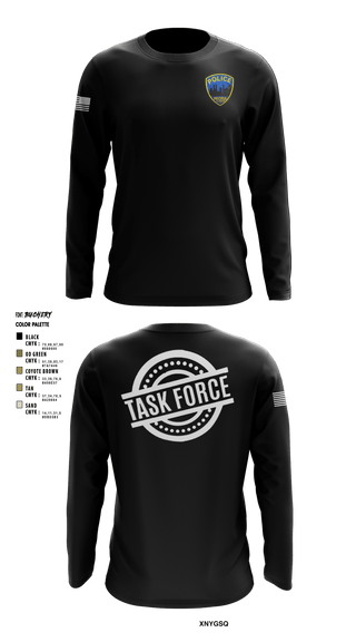 Long Sleeve Performance Shirt, , Police, Teamtime, Team time, sublimation, custom sports apparel, team uniforms, spirit wear, spiritwear, sports uniforms, custom shirts, team store, custom team store, fundraiser sports, apparel fundraiser