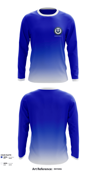Dickinson Intermediate Fine Arts Academy Basketball 30969892 Long Sleeve Performance Shirt - 1
