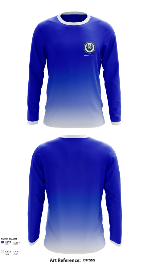 Long Sleeve Performance Shirt, Dickinson Intermediate Fine Arts Academy Basketball, Men's Basketball, Teamtime, Team time, sublimation, custom sports apparel, team uniforms, spirit wear, spiritwear, sports uniforms, custom shirts, team store, custom team store, fundraiser sports, apparel fundraiser