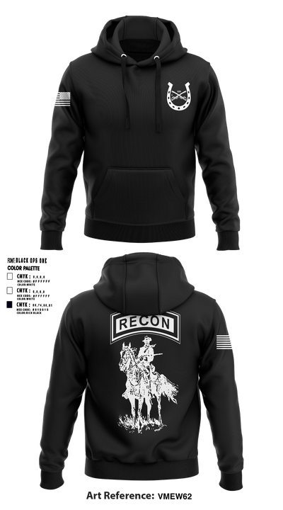 1-635th Scout Platoon 89807222 Hoodie - 2