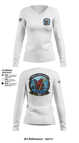 Women's Long Sleeve Vneck Shirt, , Navy, Teamtime, Team time, sublimation, custom sports apparel, team uniforms, spirit wear, spiritwear, sports uniforms, custom shirts, team store, custom team store, fundraiser sports, apparel fundraiser