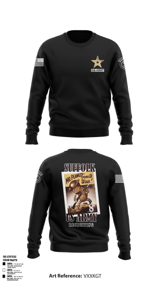 Crew Neck Sweatshirt, 1O8B, Army, Teamtime, Team time, sublimation, custom sports apparel, team uniforms, spirit wear, spiritwear, sports uniforms, custom shirts, team store, custom team store, fundraiser sports, apparel fundraiser