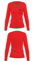 Swallows Charter Academy Golf 92725083 Women's Long Sleeve V-neck Shirt - 26