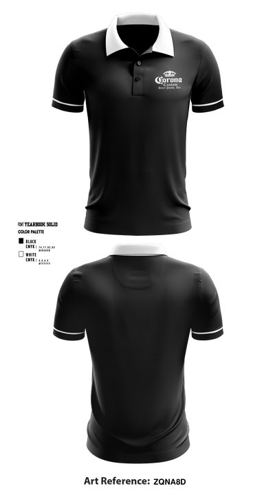 CORONA CUSTOM STEEL POOLS 15115975 Short Sleeve Performance Polo - 1