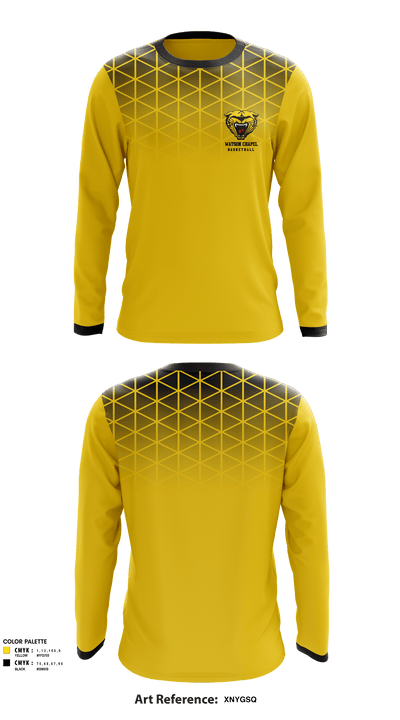 Watson Chapel Junior High School Basketball 28333346 Long Sleeve Performance Shirt - 1