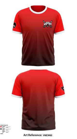 Short Sleeve Performance Shirt, Virginia Mutiny, Football, Teamtime, Team time, sublimation, custom sports apparel, team uniforms, spirit wear, spiritwear, sports uniforms, custom shirts, team store, custom team store, fundraiser sports, apparel fundraiser