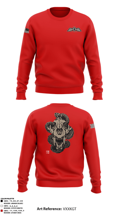 C Co, 5POB, 4POG 78907661 Crew Neck Sweatshirt - 78