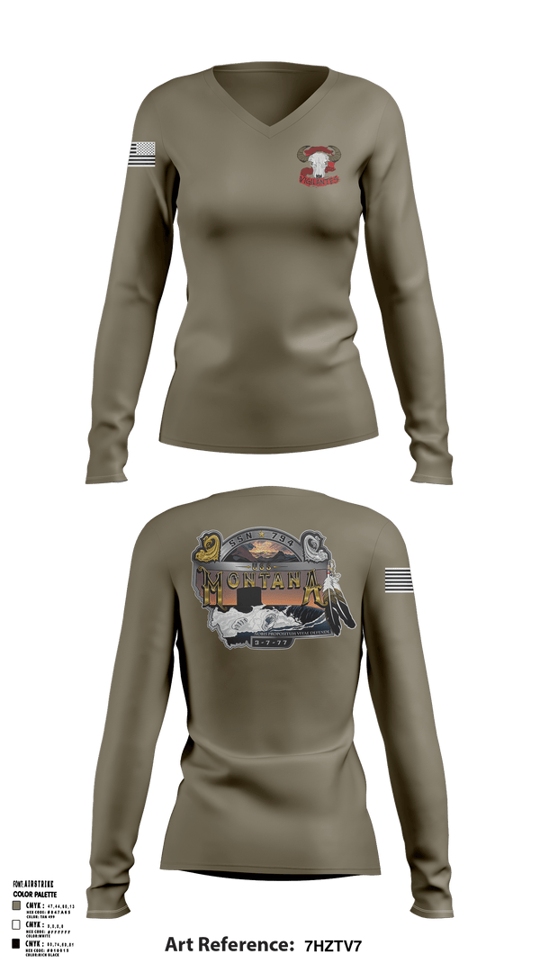 Women's Long Sleeve Vneck Shirt, , Navy, Teamtime, Team time, sublimation, custom sports apparel, team uniforms, spirit wear, spiritwear, sports uniforms, custom shirts, team store, custom team store, fundraiser sports, apparel fundraiser