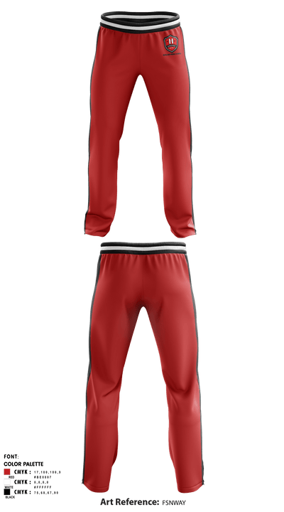 Highland Middle School 67929759 Sweatpants - 1