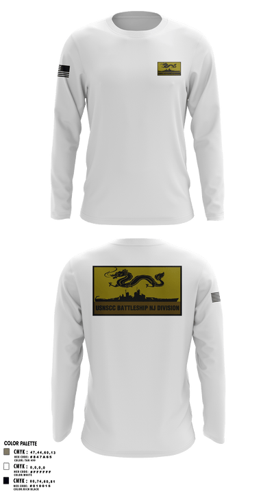 Battleship NJ Division 41582096 Long Sleeve Performance Shirt - 2