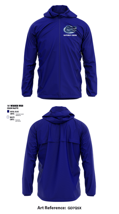 Gateway Regional High School Cheer 43593489 Windbreaker - 5