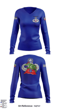 82nd BSB 82nd ABN DIV 96465842 Women's Long Sleeve V-neck Shirt - 8