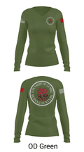 Cumru Township Police Department 51798017 Women's Long Sleeve V-neck Shirt - 40