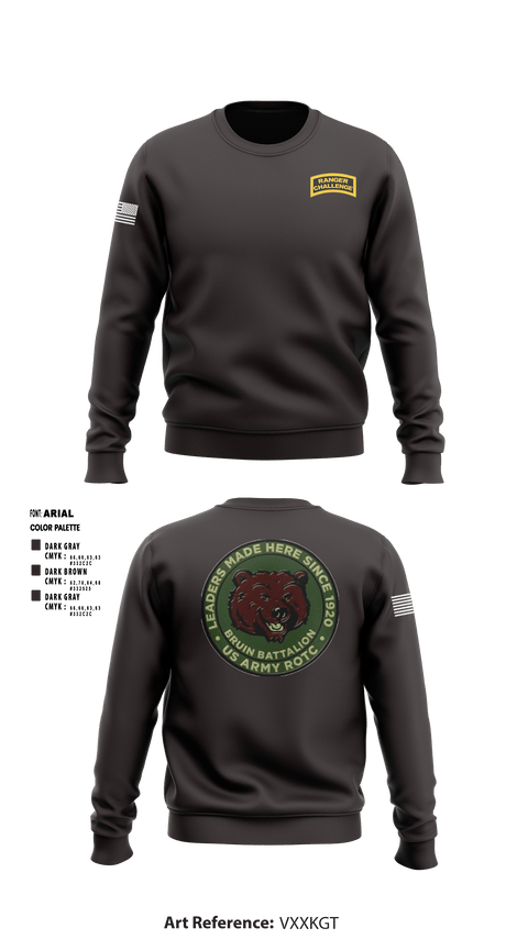 Crew Neck Sweatshirt, , Army, Teamtime, Team time, sublimation, custom sports apparel, team uniforms, spirit wear, spiritwear, sports uniforms, custom shirts, team store, custom team store, fundraiser sports, apparel fundraiser