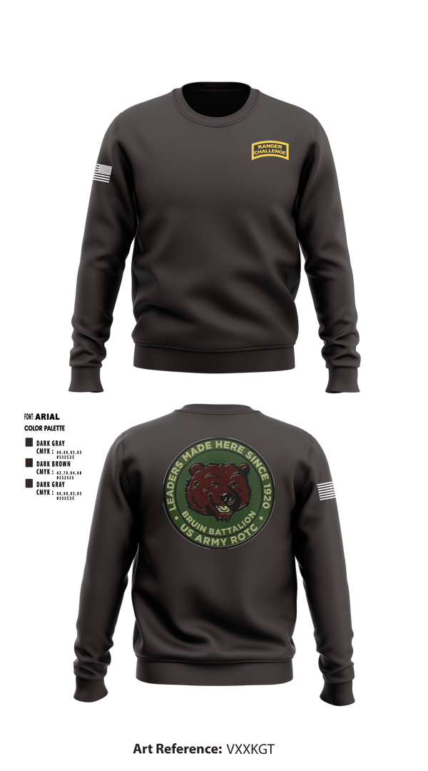 Crew Neck Sweatshirt, , Army, Teamtime, Team time, sublimation, custom sports apparel, team uniforms, spirit wear, spiritwear, sports uniforms, custom shirts, team store, custom team store, fundraiser sports, apparel fundraiser