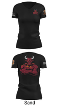514 CES 37511137 Women's Short Sleeve V-neck Shirt - 22