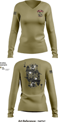 Blackjacks 79166270 Women's Long Sleeve V-neck Shirt - 4