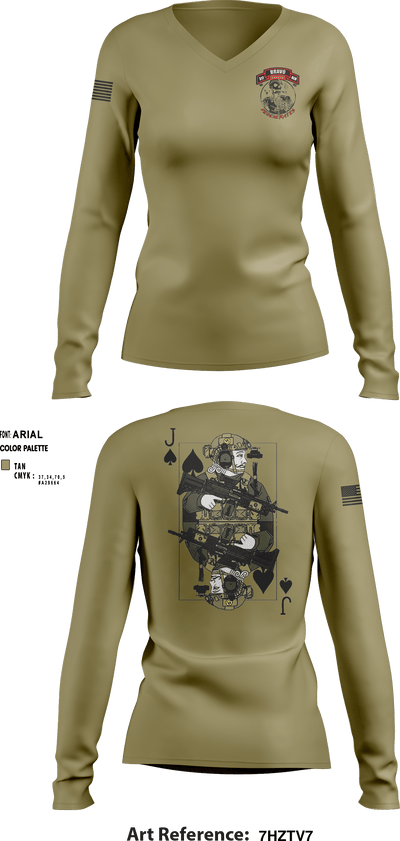 Blackjacks 79166270 Women's Long Sleeve V-neck Shirt - 4