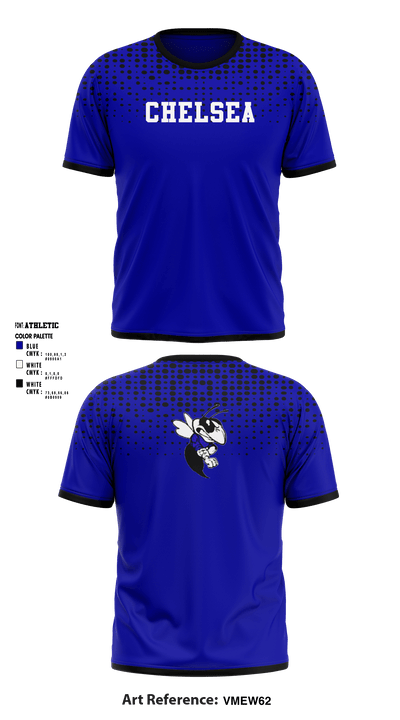 Chelsea Swarm Wrestling 3559470 Short Sleeve Performance Shirt - 1