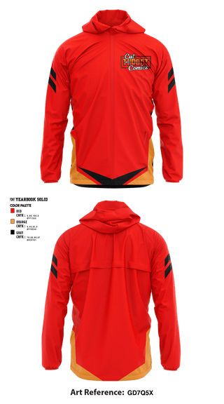 Windbreaker, Cut Throat Comics, , Teamtime, Team time, sublimation, custom sports apparel, team uniforms, spirit wear, spiritwear, sports uniforms, custom shirts, team store, custom team store, fundraiser sports, apparel fundraiser