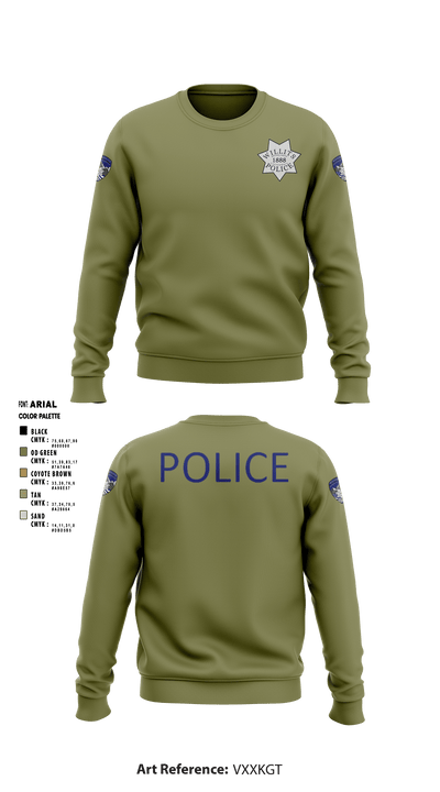 Willits Little Lake JRTF 70658416 Crew Neck Sweatshirt - 14