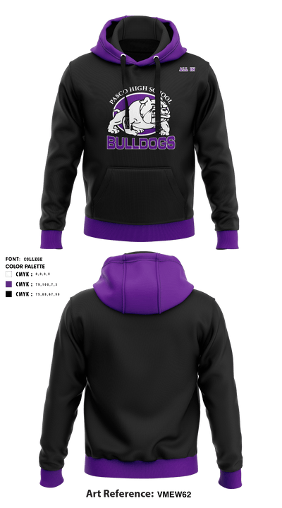 Pasco High School Basketball 33994988 Hoodie - 3