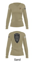 Henry County S.E.R.T. 87395571 Women's Long Sleeve V-neck Shirt - 42