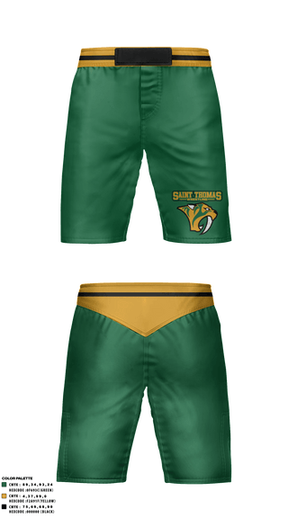 Fight Shorts, The High School of Saint Thomas More Wrestling, Wrestling, Teamtime, Team time, sublimation, custom sports apparel, team uniforms, spirit wear, spiritwear, sports uniforms, custom shirts, team store, custom team store, fundraiser sports, apparel fundraiser