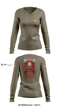 423 TC 57126457 Women's Long Sleeve V-neck Shirt - 6