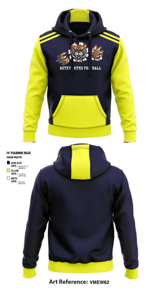 Hoodie, Mitey Mites, Football, Teamtime, Team time, sublimation, custom sports apparel, team uniforms, spirit wear, spiritwear, sports uniforms, custom shirts, team store, custom team store, fundraiser sports, apparel fundraiser