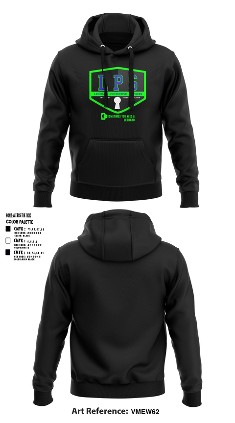 Hoodie, Leonard protective servicesLeonard protective services, , Teamtime, Team time, sublimation, custom sports apparel, team uniforms, spirit wear, spiritwear, sports uniforms, custom shirts, team store, custom team store, fundraiser sports, apparel fundraiser
