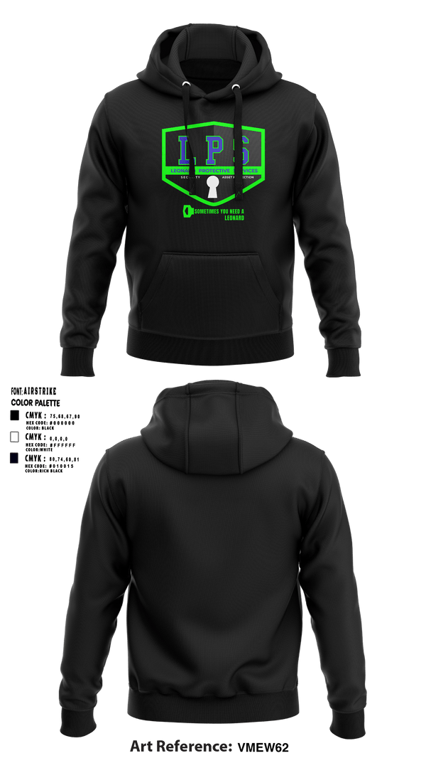 Hoodie, Leonard protective servicesLeonard protective services, , Teamtime, Team time, sublimation, custom sports apparel, team uniforms, spirit wear, spiritwear, sports uniforms, custom shirts, team store, custom team store, fundraiser sports, apparel fundraiser