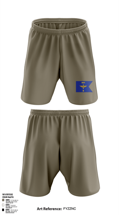 E 501st 1 AD, CAB AVMX 41273123 Athletic Shorts With Pockets - 2