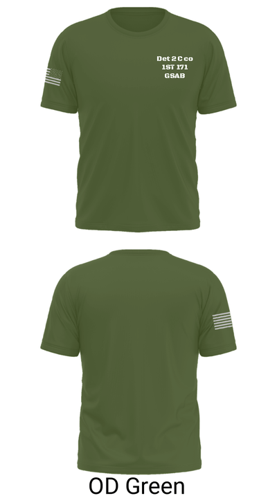 Det 2 C co 1ST 171 GSAB 34087695 Short Sleeve Performance Shirt - 33