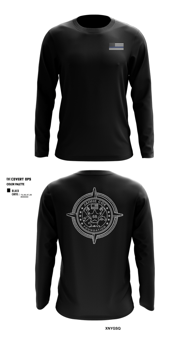Long Sleeve Performance Shirt, Jaimie Cox Foundation, , Teamtime, Team time, sublimation, custom sports apparel, team uniforms, spirit wear, spiritwear, sports uniforms, custom shirts, team store, custom team store, fundraiser sports, apparel fundraiser