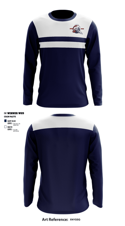 Indiana Math & Science Academy North High School 44587398 Long Sleeve Performance Shirt - 2